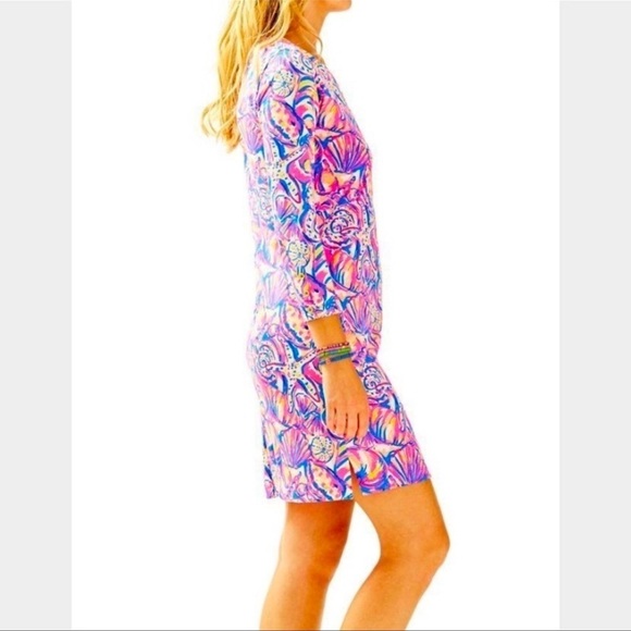 Lilly Pulitzer Riva Dress Multi Shell of A Time - Picture 6 of 12